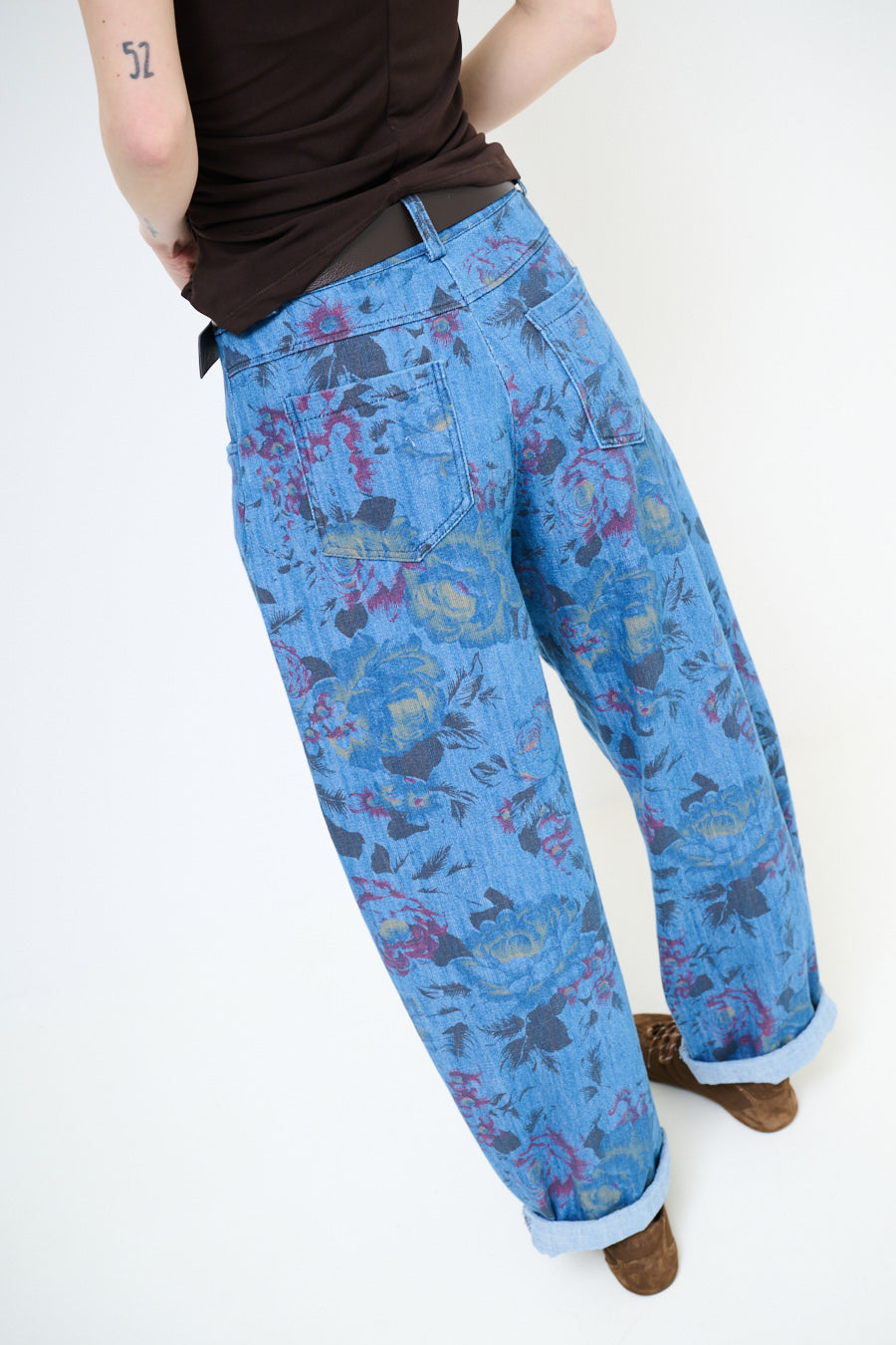 Jeans balloon din bumbac