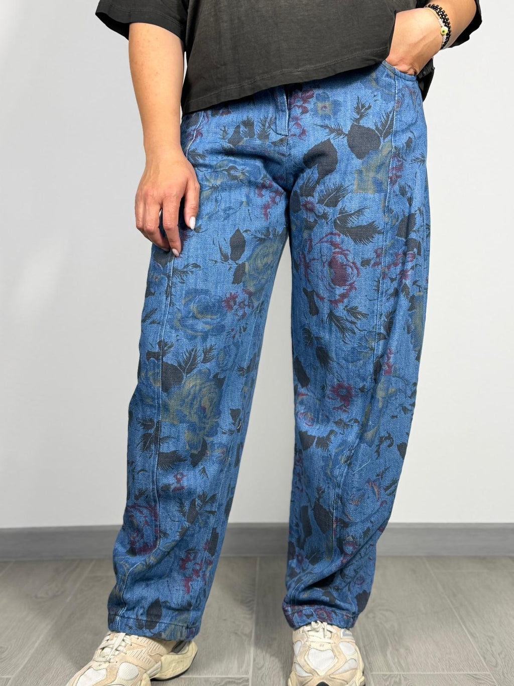 Jeans balloon din bumbac