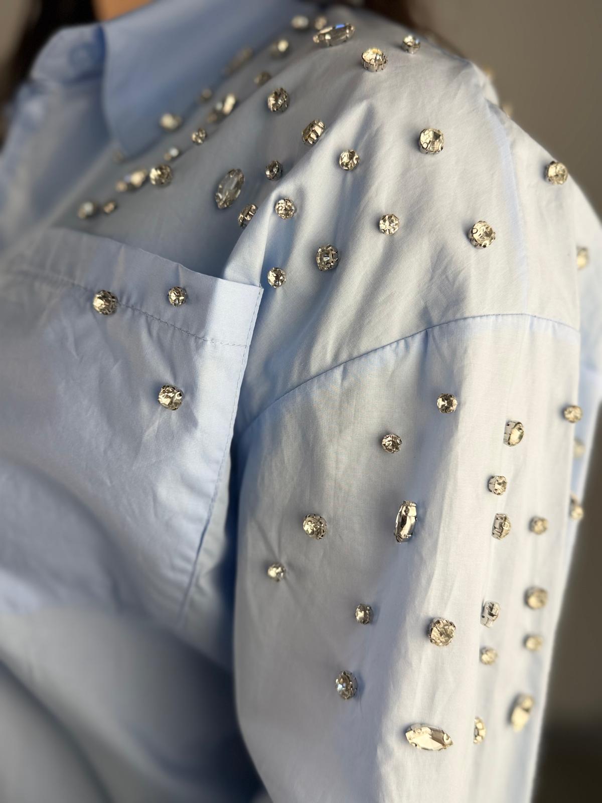 Cămașă damă cu strasuri